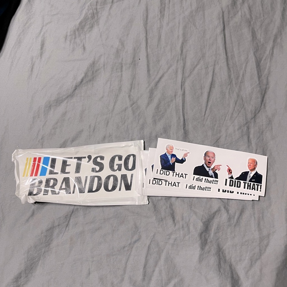 🟣🟣150 pieces Biden Vinyl Decal Stickers